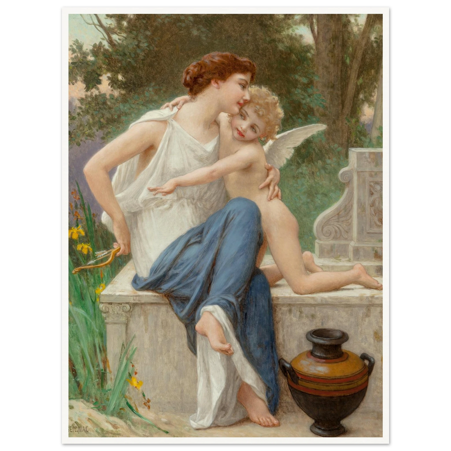 Disarming Cupid Art Print | Guillaume Seignac-Quipham Collections