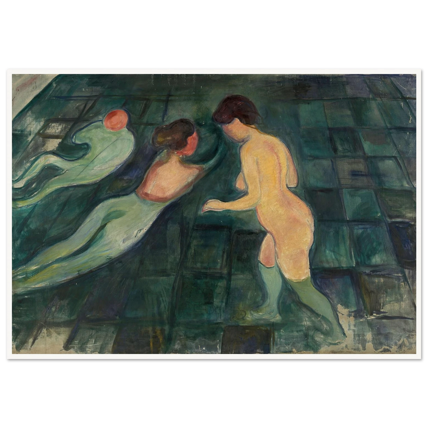 Bathing Women (1896–97) Art Print | Edvard Munch-Quipham Collections