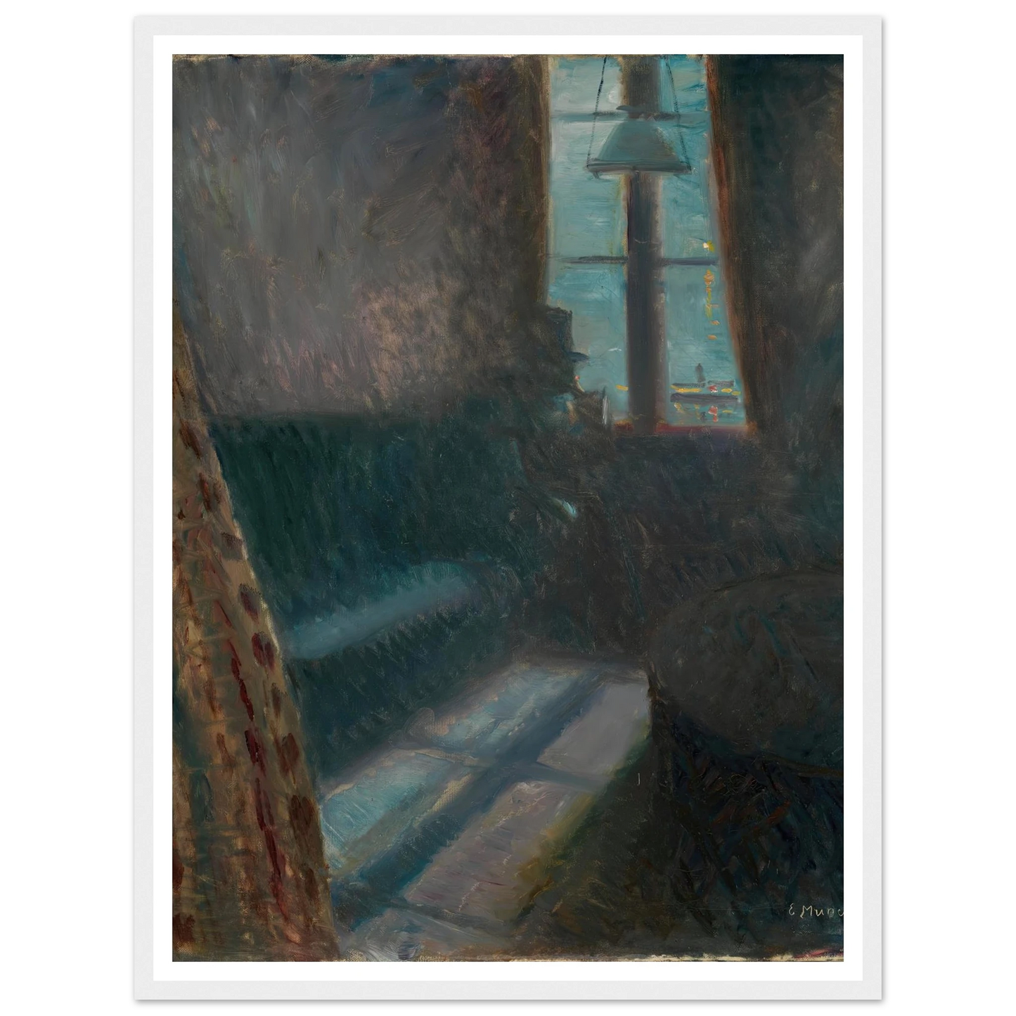 Night in Saint-Cloud (1890) Art Print | Edvard Munch-Quipham Collections