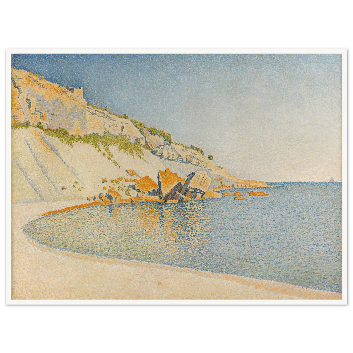 Cassis, Cap Lombard, Opus 196 Art Print | Paul Signac-Quipham Collections