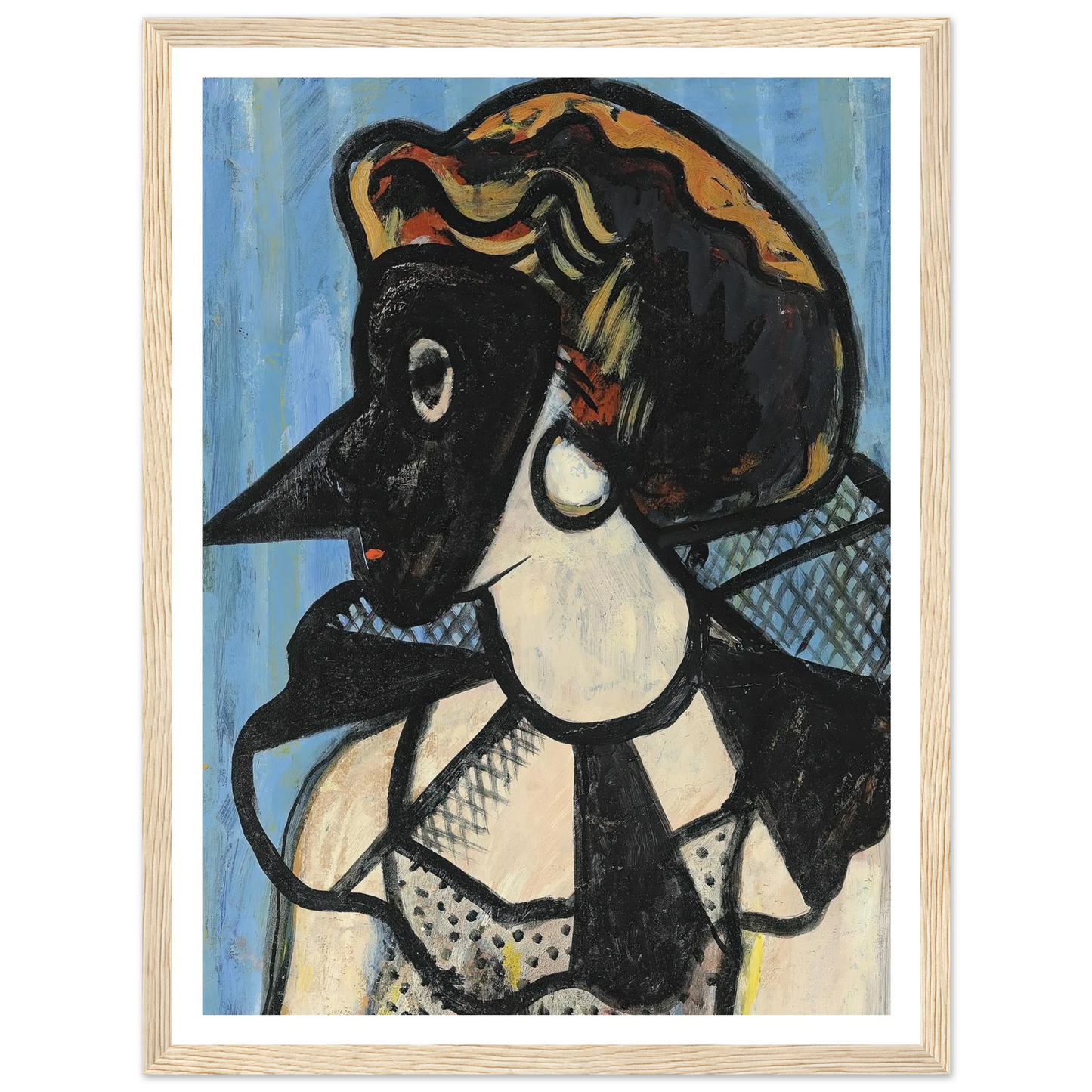 Femme au masque (circa 1938-1939) Art Print | Francis Picabia-Quipham Collections