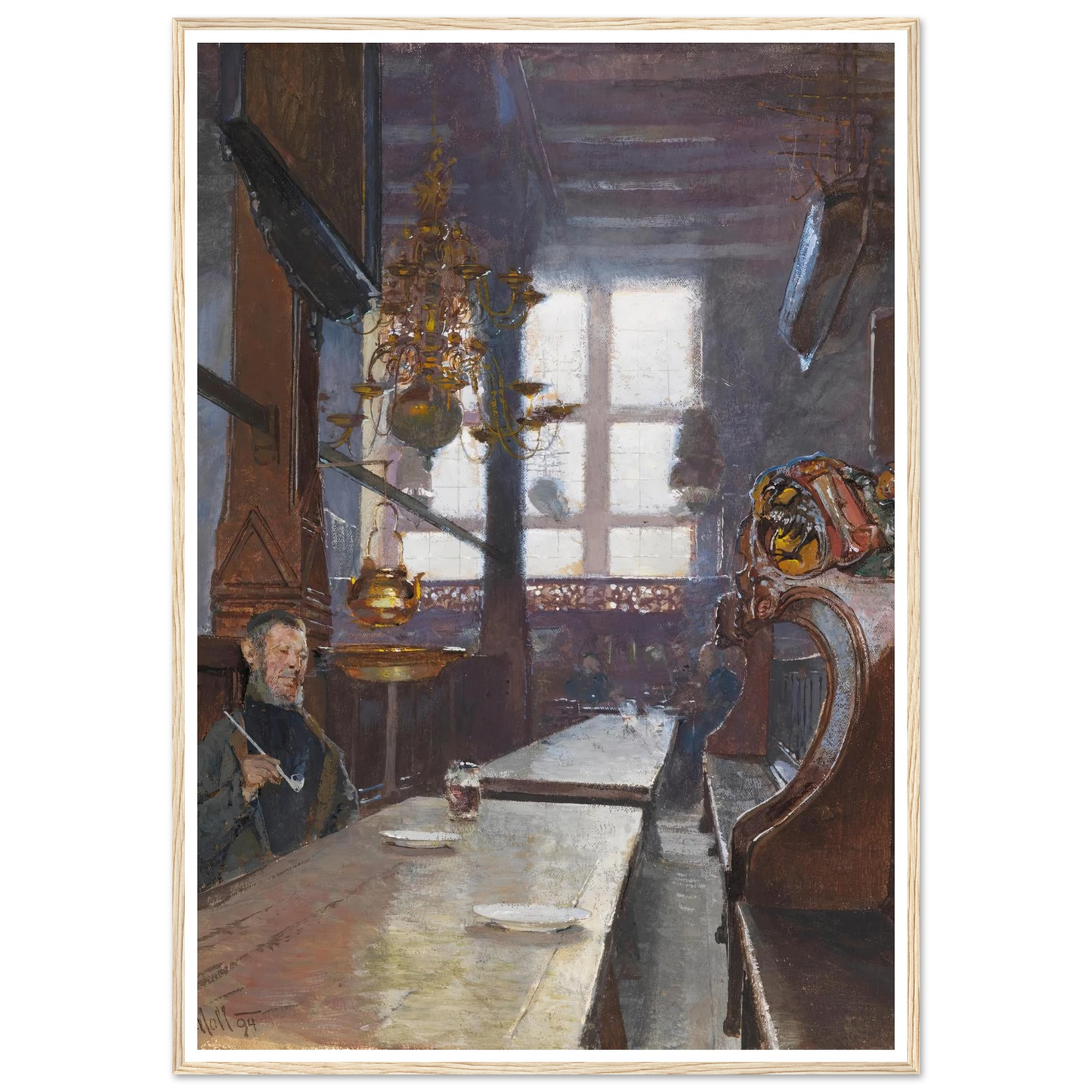Schifferhaus in Lübeck (1894) Art Print | Carl Moll-Quipham Collections