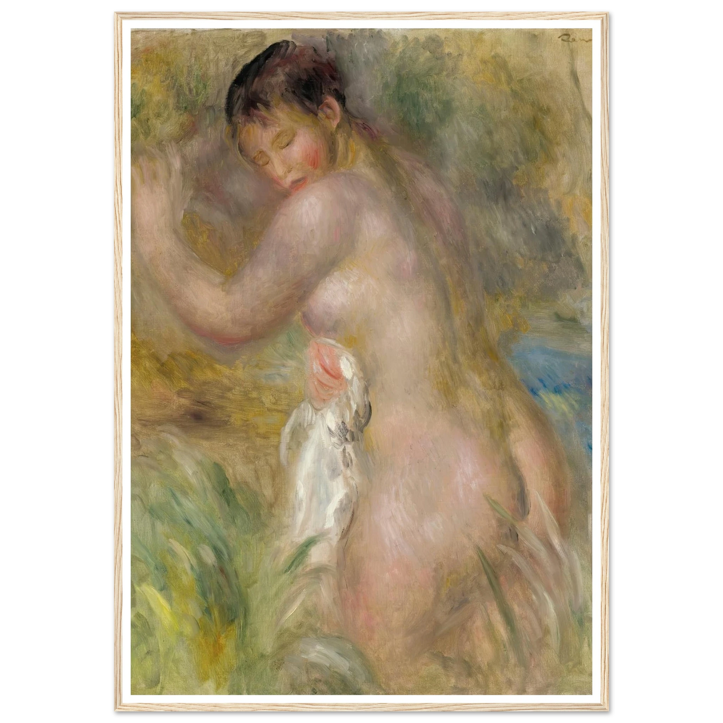 La Baigneuse Art Print | Pierre Auguste Renoir-Quipham Collections