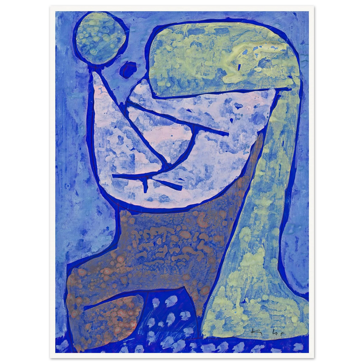 Gezeichnetes Mädchen (1939) Art Print | Paul Klee-Quipham Collections