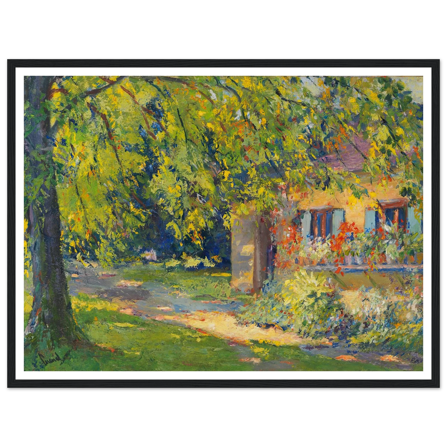 Frühlingsgarten in Starnberg (1920) Art Print | Edward Cucue-Quipham Collections