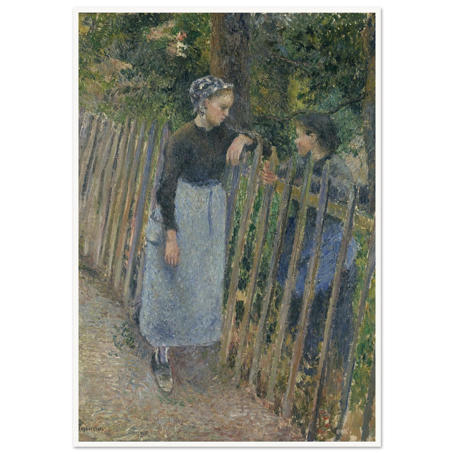 Conversation Art Print | Camille Pissarro-Quipham Collections