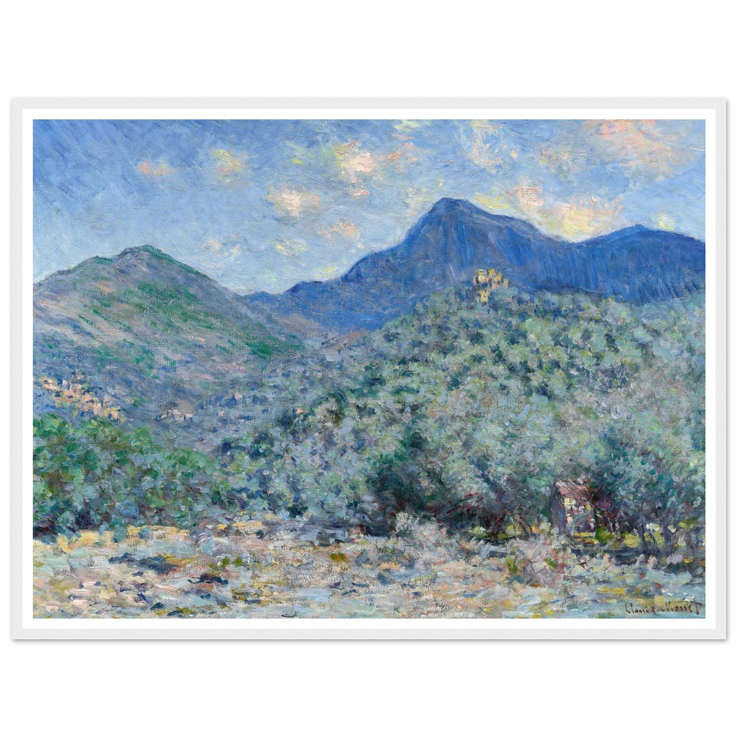 Valle Buona, Near Bordighera (1884) Art Print | Claude Monet-Quipham Collections
