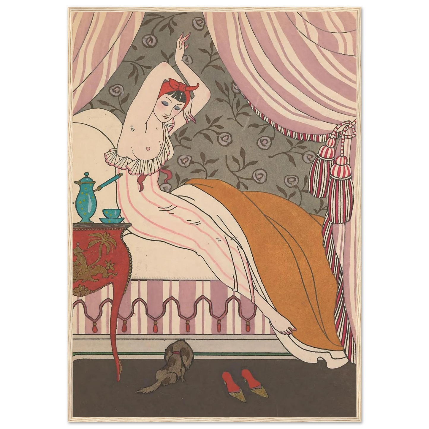 La Belle Matineuse (1914) Art Print | George Barbier-Quipham Collections