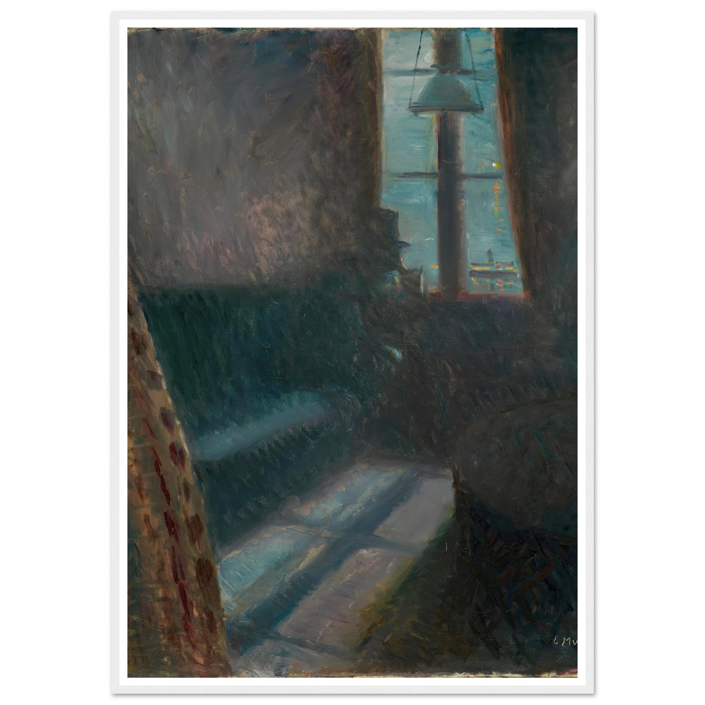 Night in Saint-Cloud (1890) Art Print | Edvard Munch-Quipham Collections