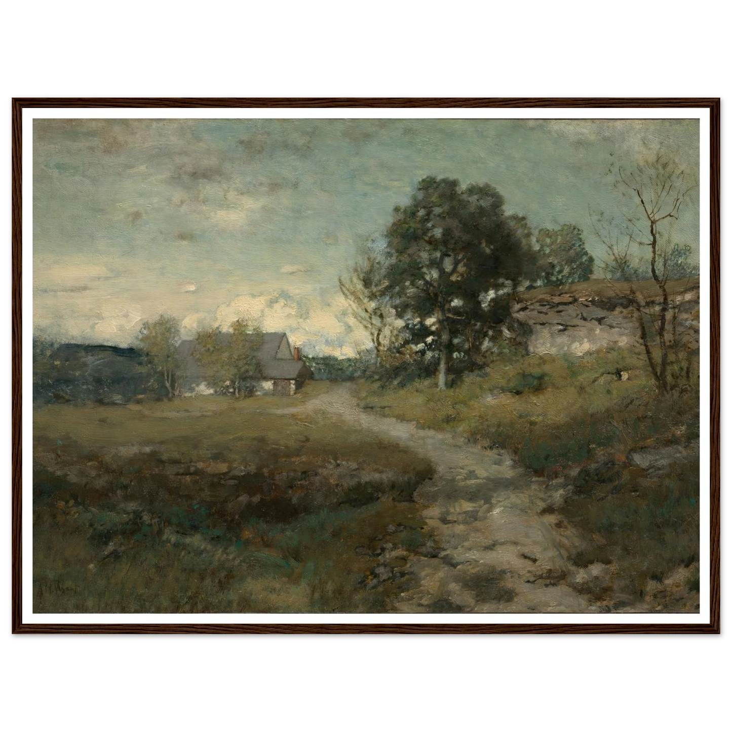 Arkville Landscape (1880s) Art Print | Alexander Helwig Wyant-Quipham Collections