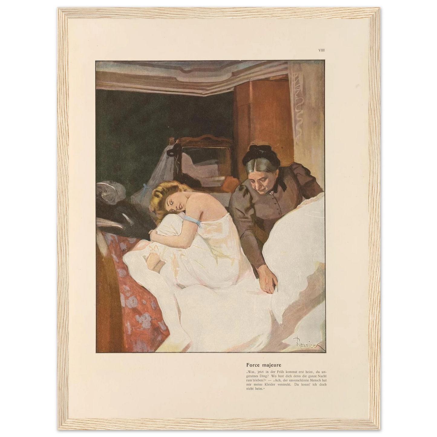 Force majeure (1908) Art Print | Ferdinand Freiherr von Reznicek-Quipham Collections