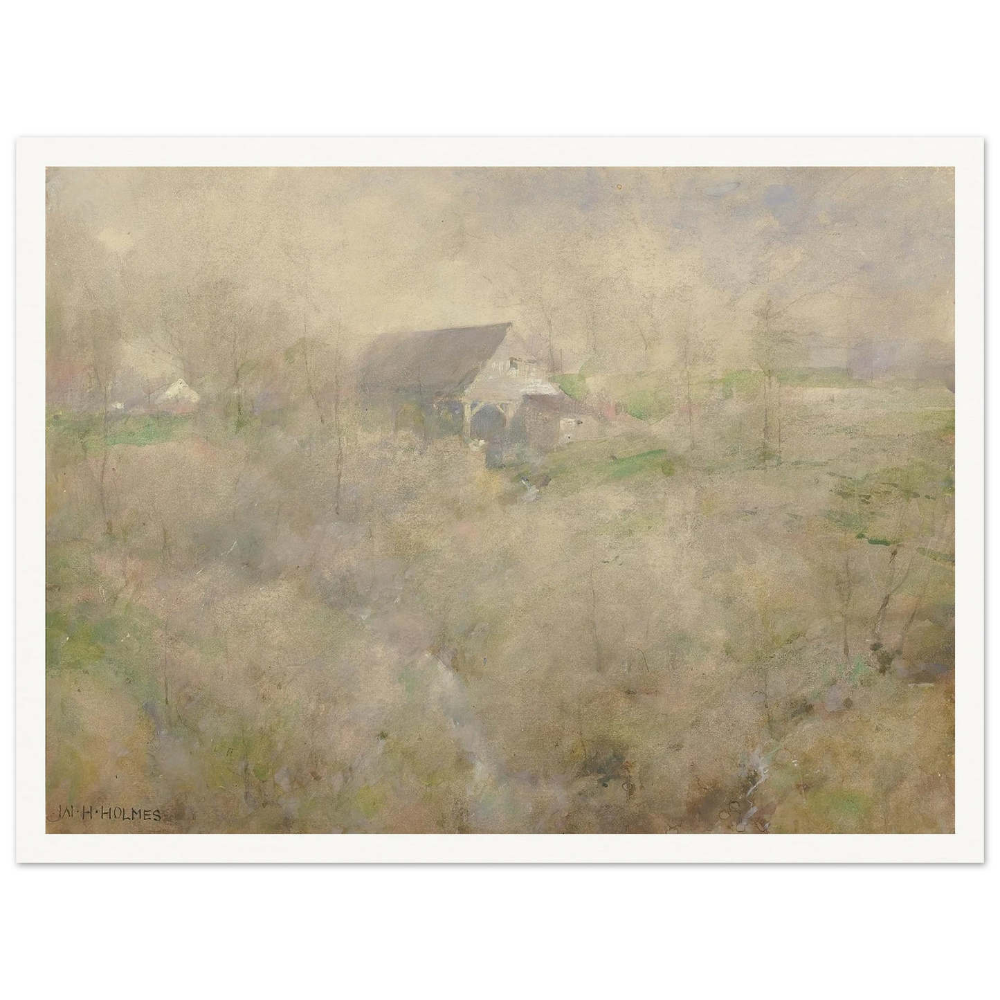 My Old Mill, Holmescroft, Near Rockville Art Print | William Henry Holmes-Quipham Collections