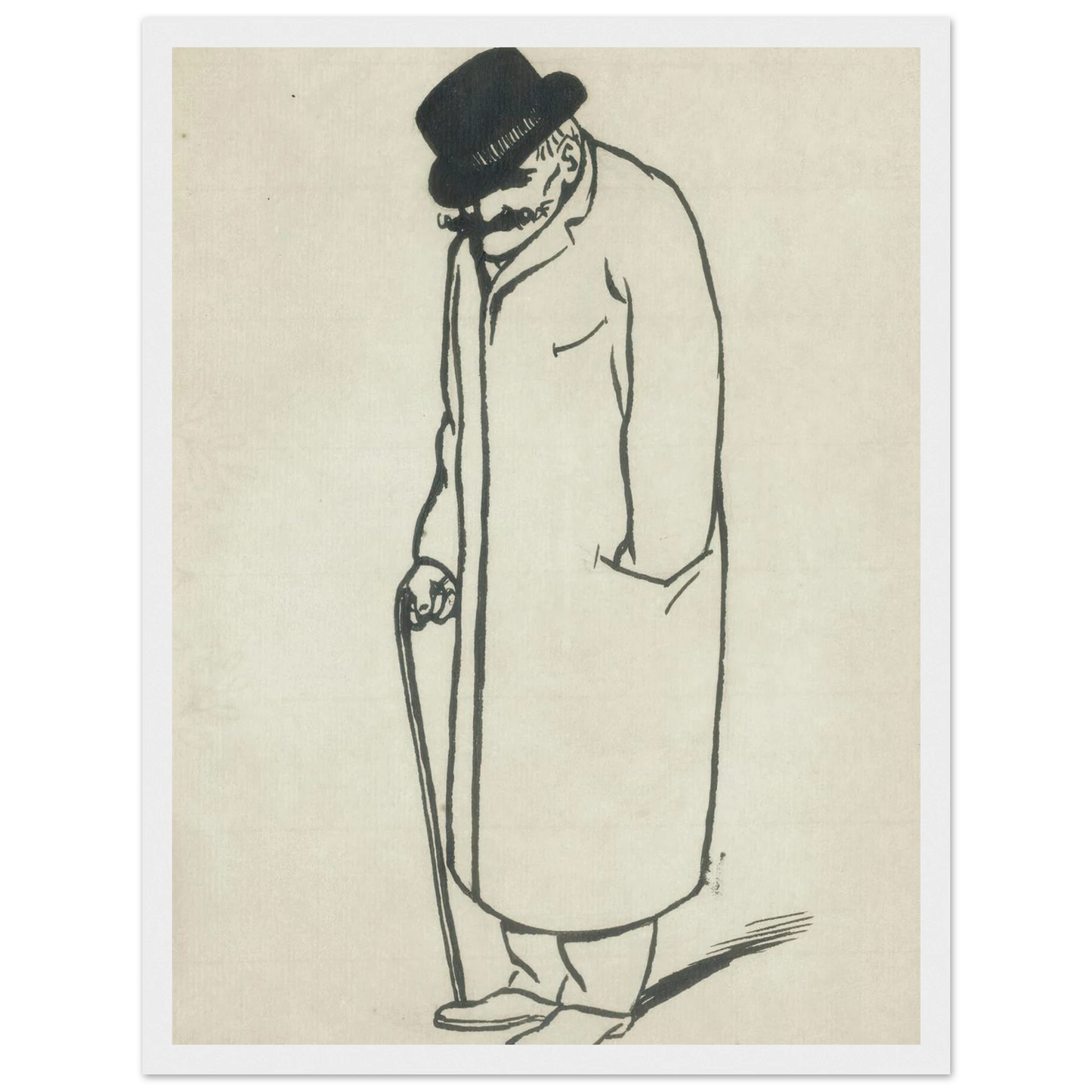 A dead man talking Art Print | Felix Vallotton-Quipham Collections