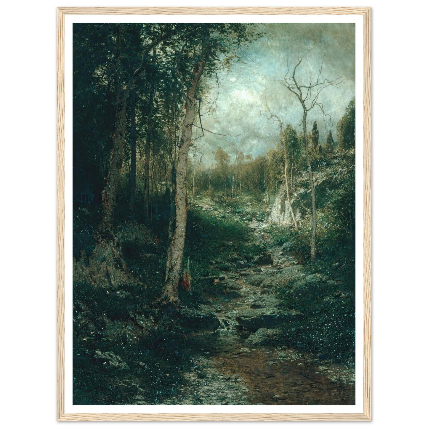 An Old Clearing (1881) Art Print | Alexander Helwig Wyant-Quipham Collections
