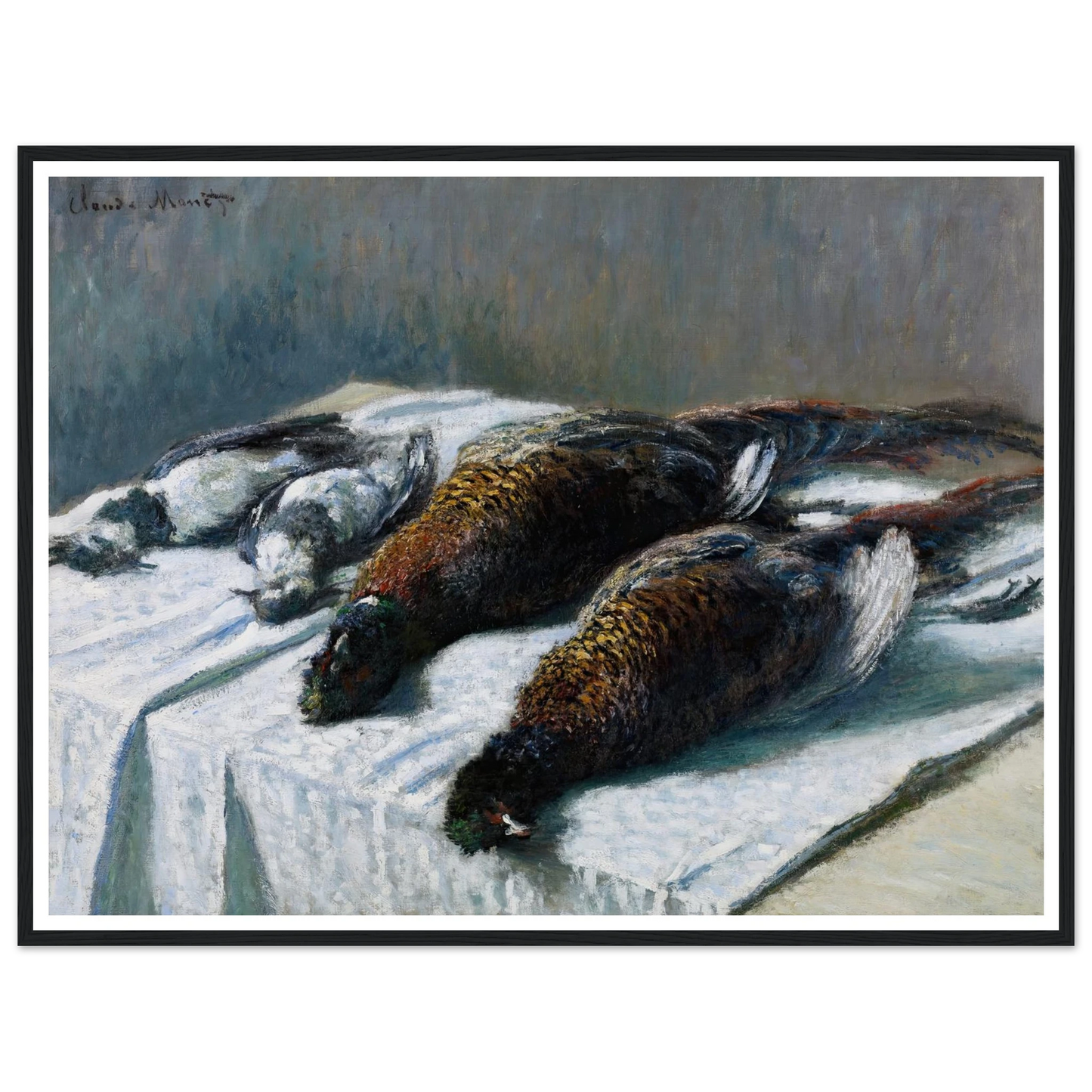 Still Life with Pheasants and Plovers (1879) Art Print | Claude Monet-Quipham Collections