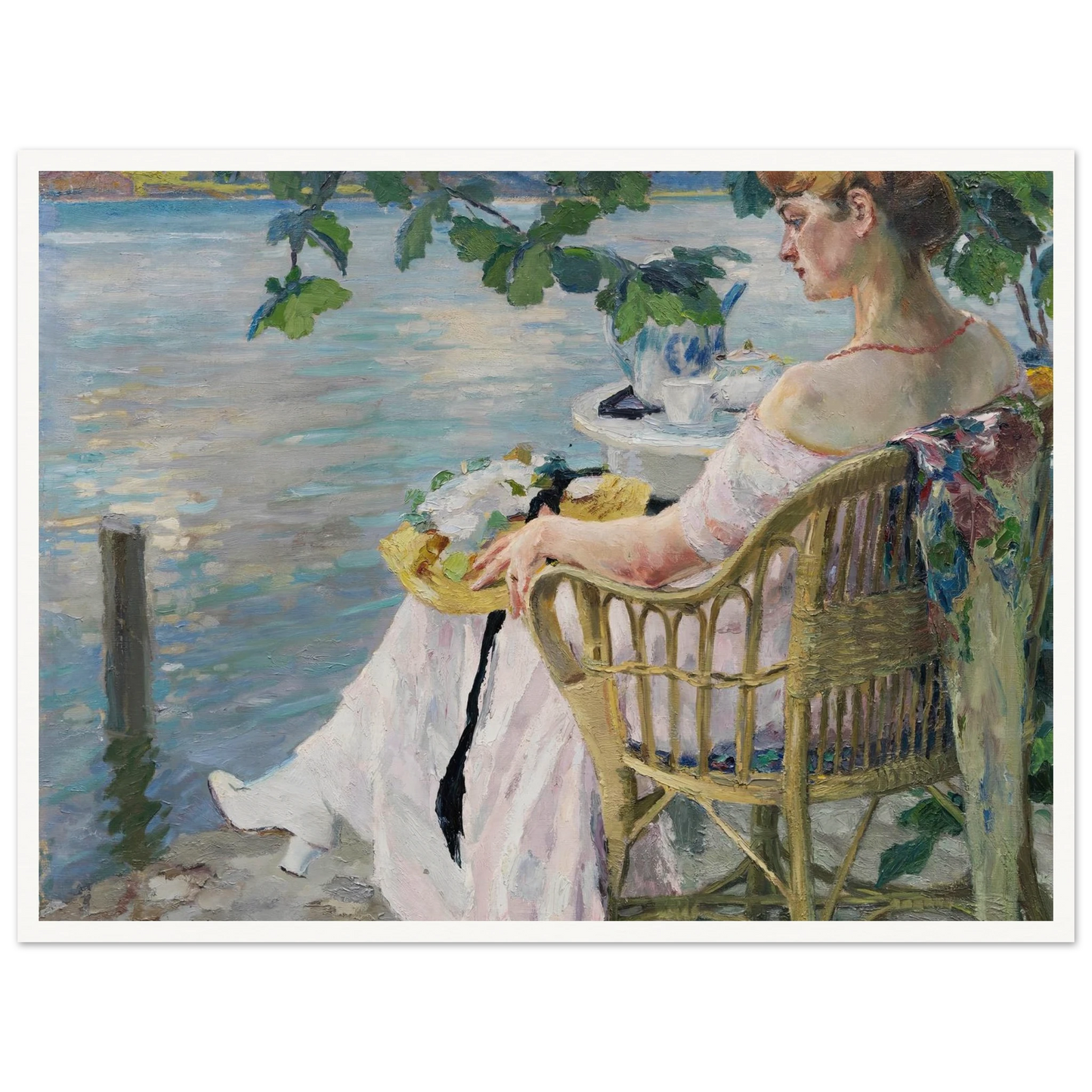 Summer evening (1916) Art Print | Edward Cucue-Quipham Collections