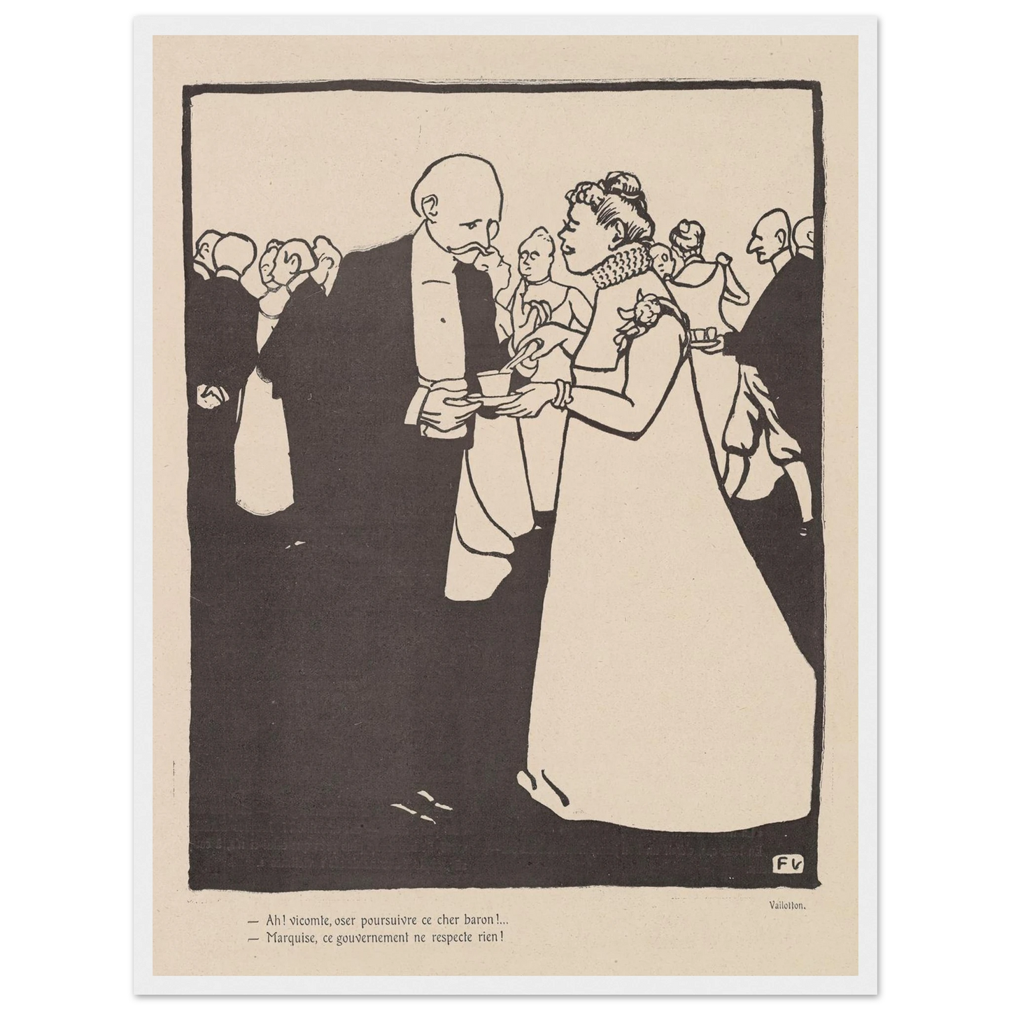 1er août 1903. Art Print | Felix Vallotton-Quipham Collections