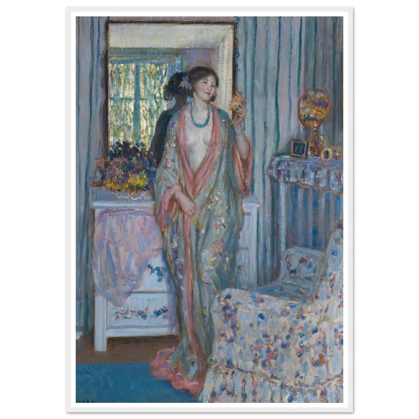 The Robe (1915) Art Print | Frederick Carl Frieseke-Quipham Collections