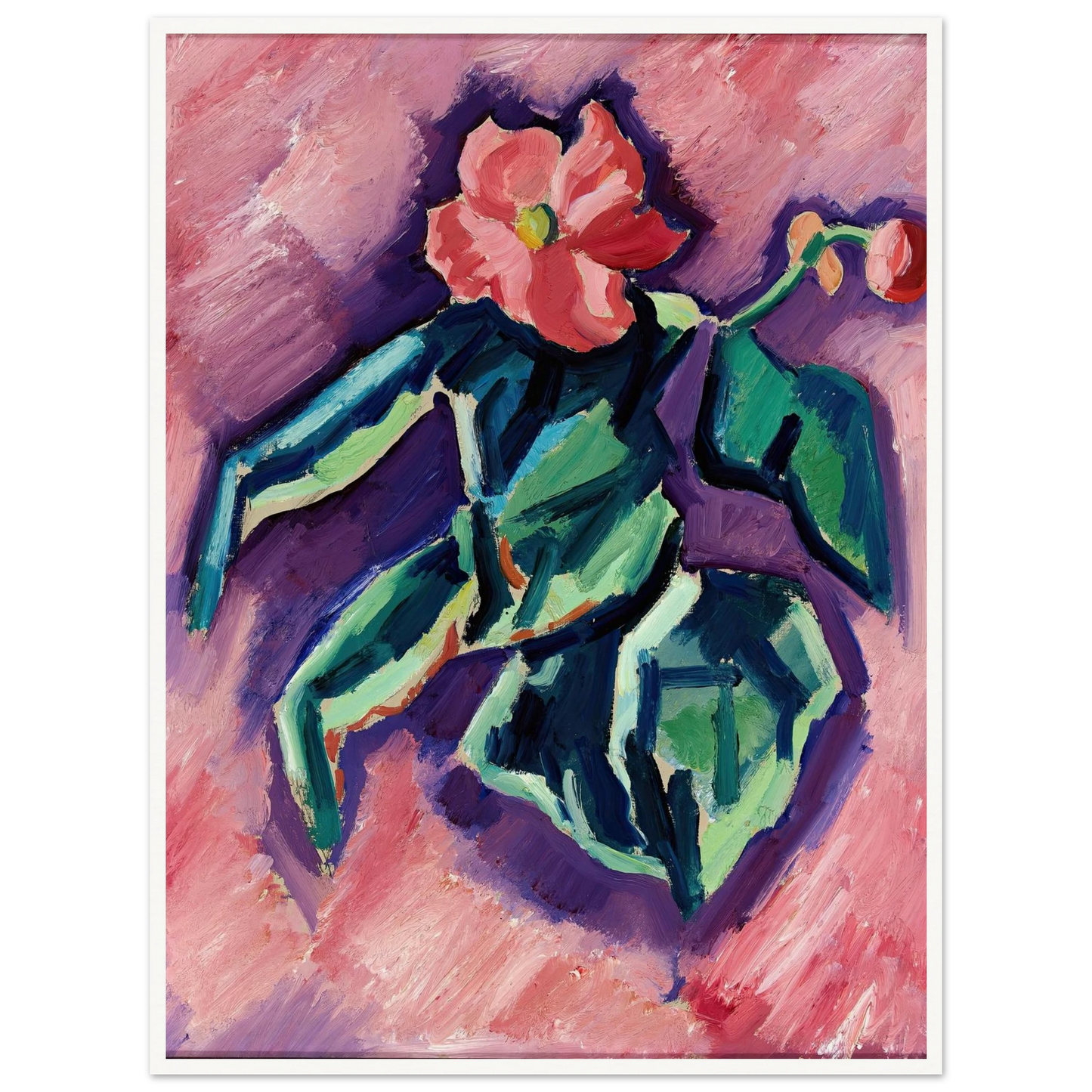Pink Begonias (1928-1929) Art Print | Marsden Hartley-Quipham Collections