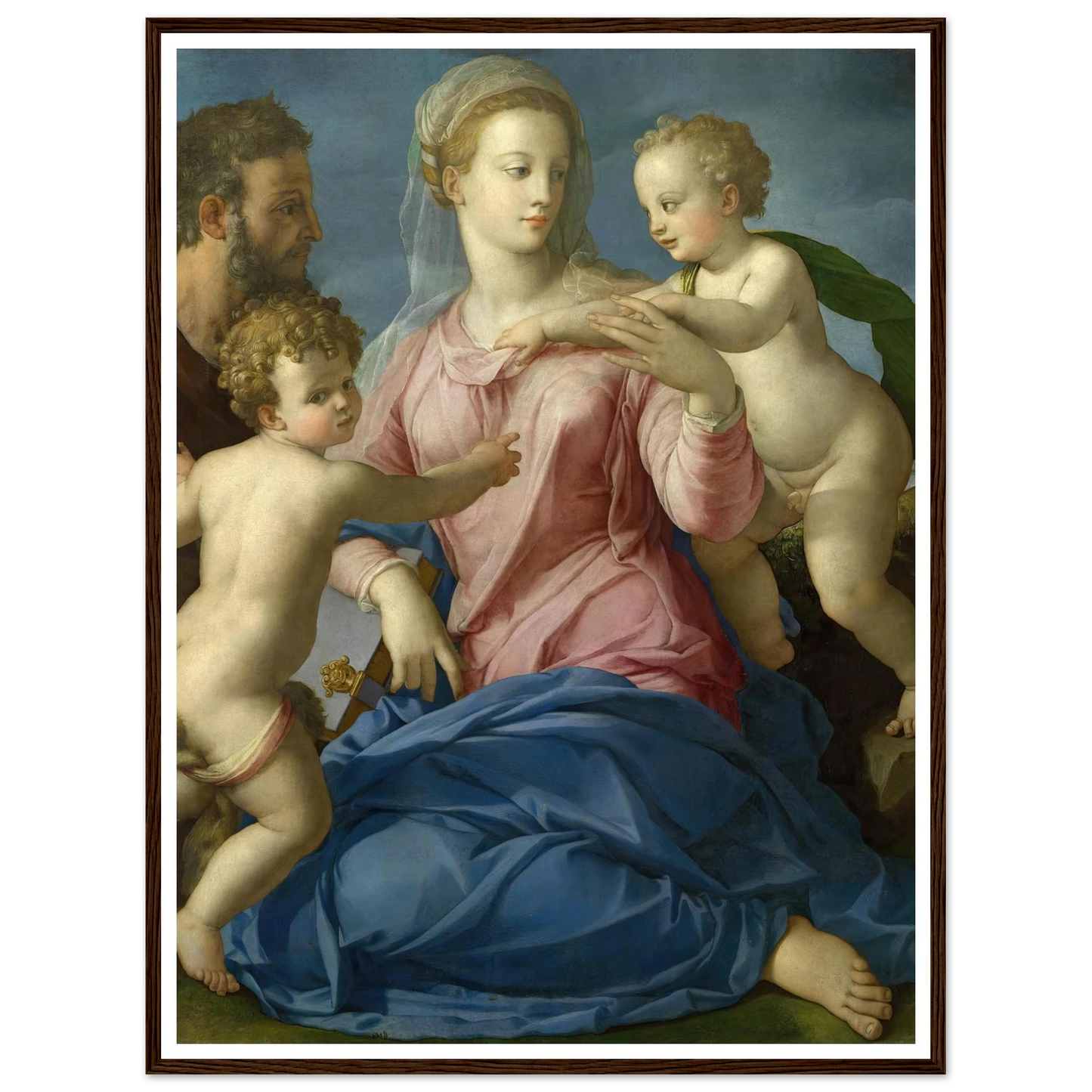 The Holy Family with the Infant Saint John the Baptist (1540s) Art Print | Agnolo Bronzino-Quipham Collections