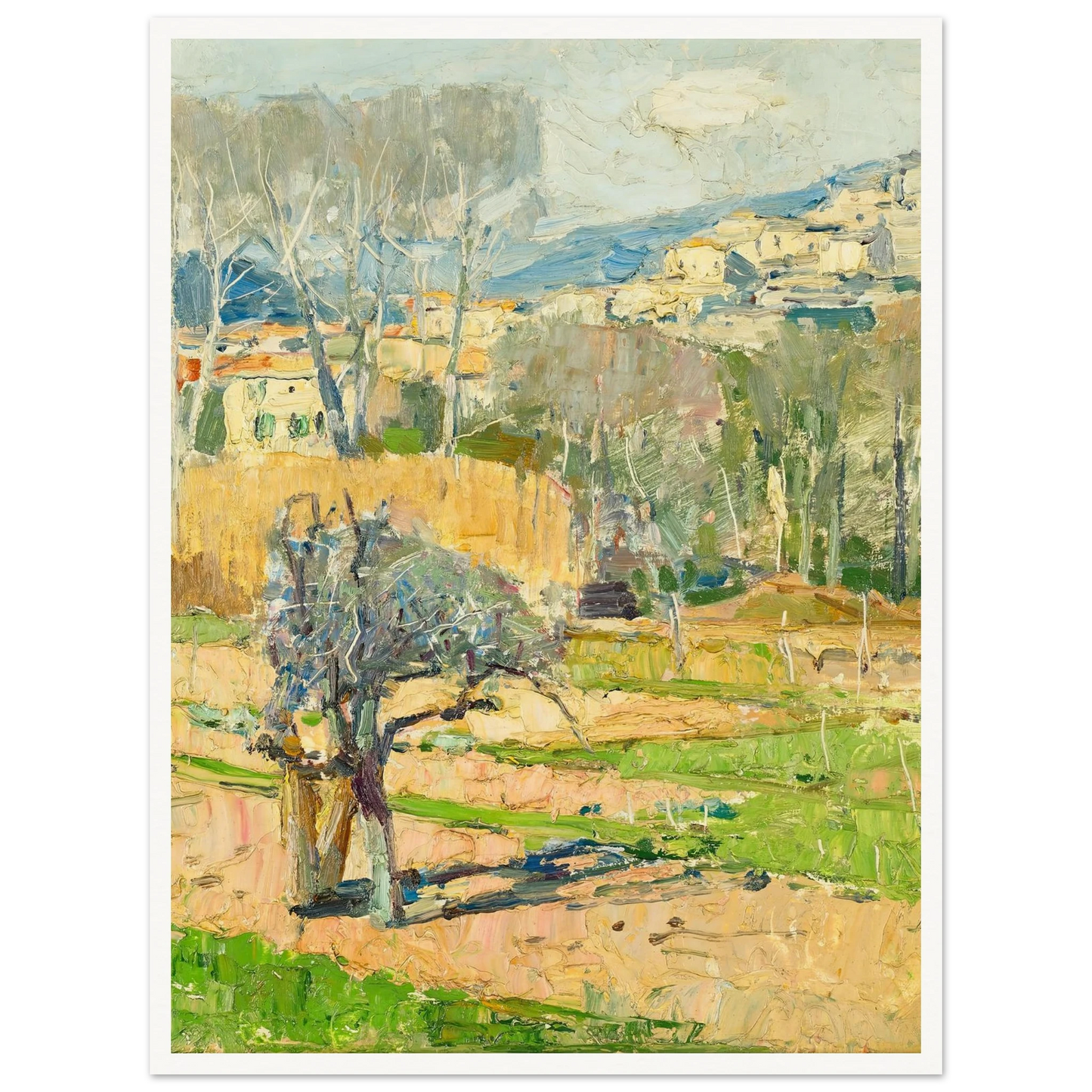Cagnes (1934) Art Print | Carl Moll-Quipham Collections