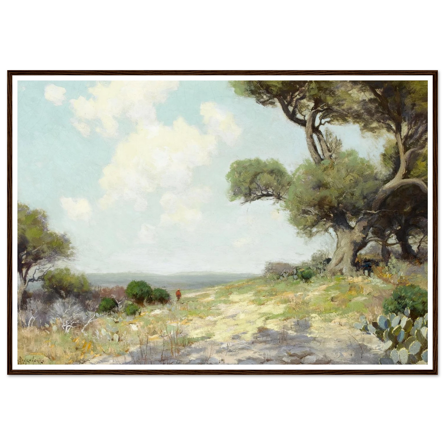 In the Hills — Southwest Texas (1912) Art Print | Julian Onderdonk-Quipham Collections