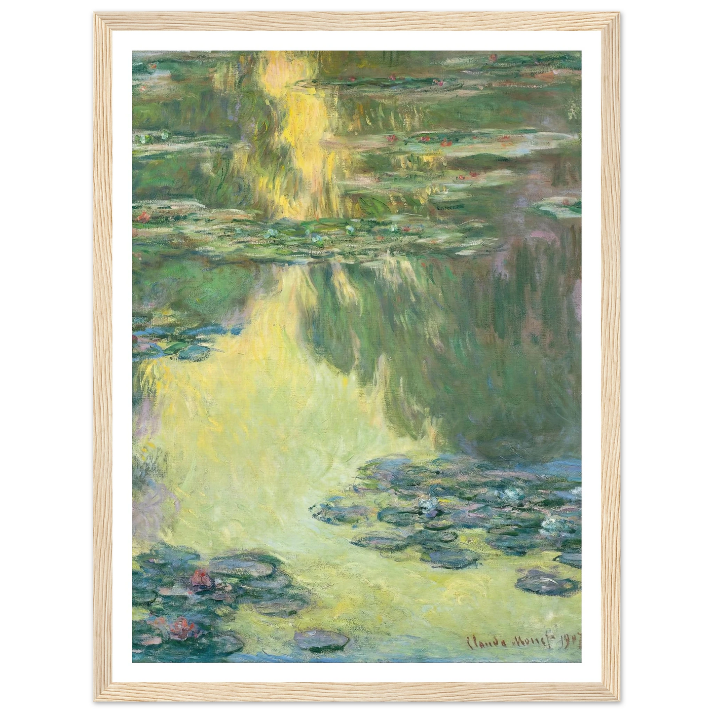 Waterlilies (1907) Art Print | Claude Monet-Quipham Collections