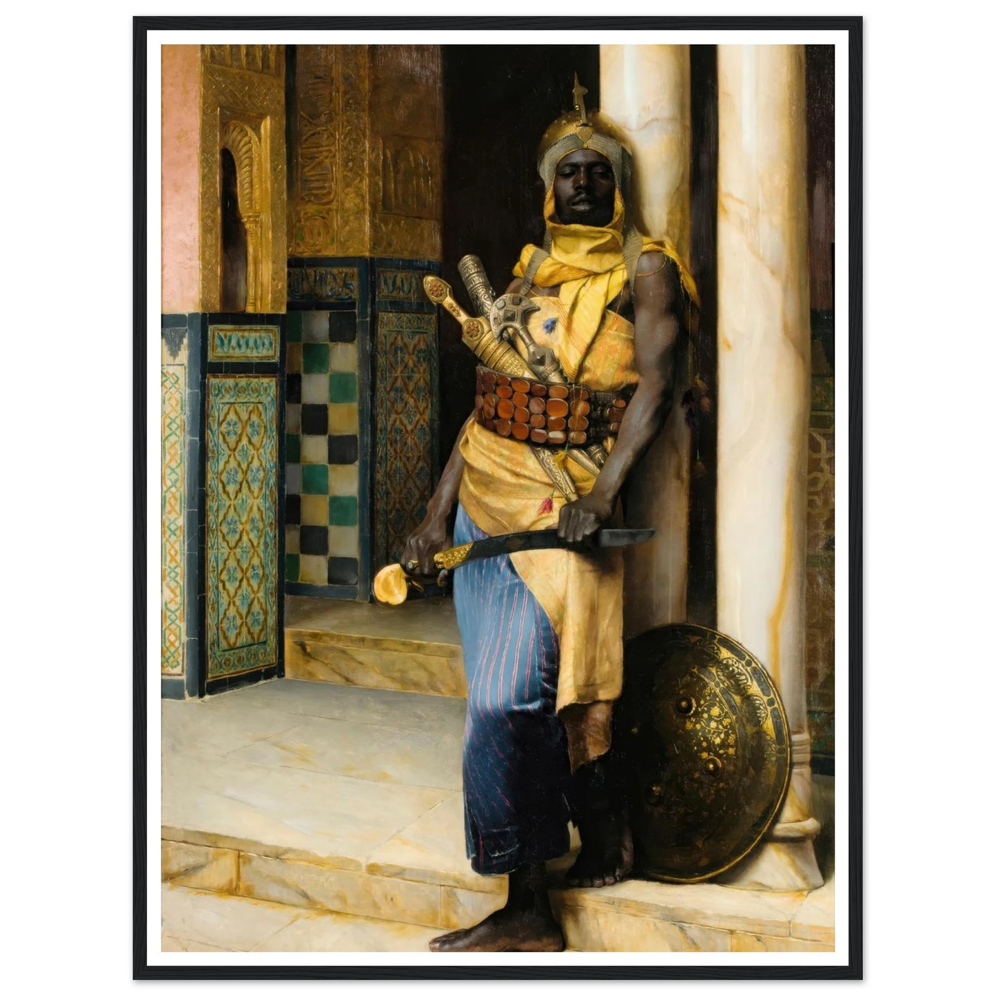 Guarding the Palace (1888) Art Print | Ludwig Deutsch-Quipham Collections