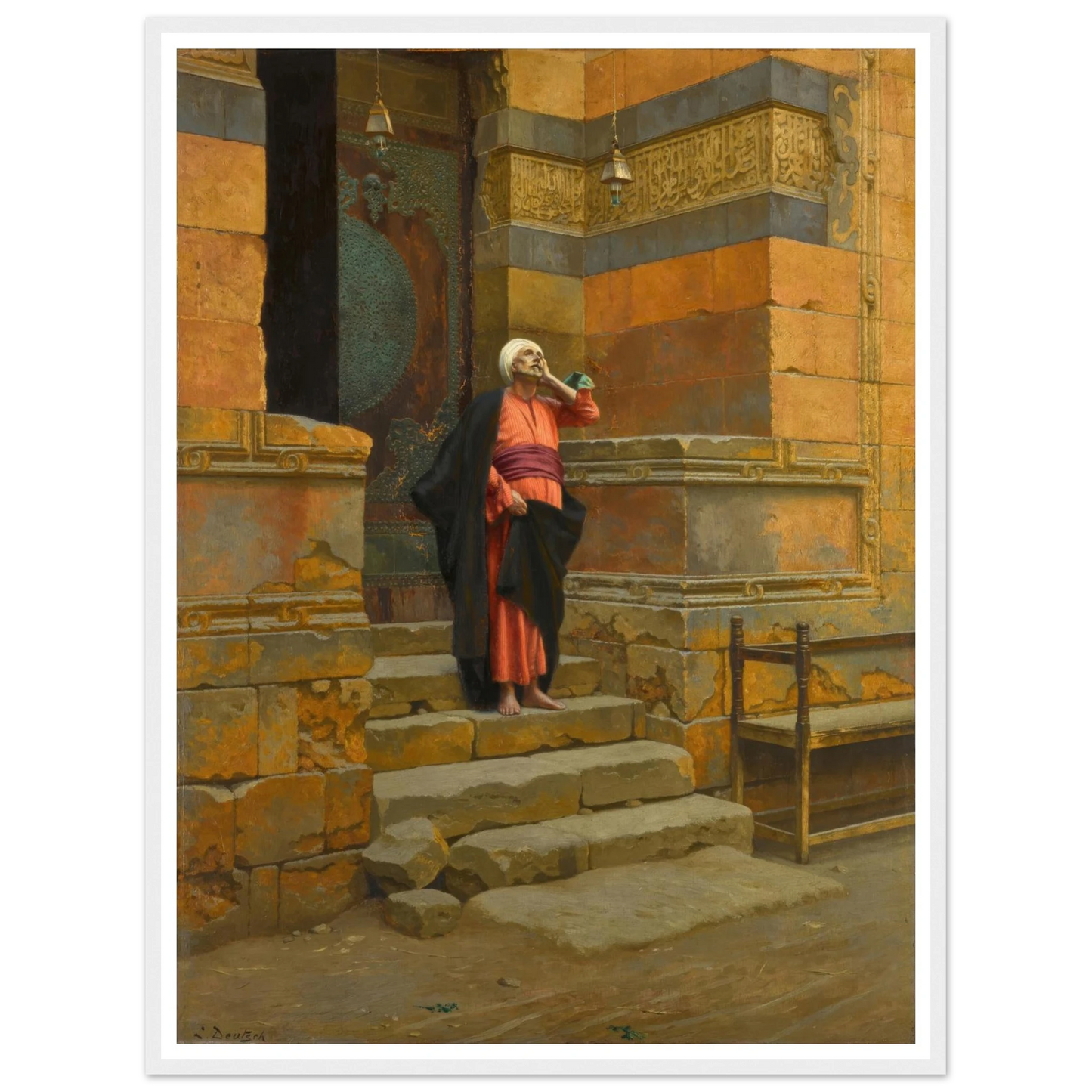 Before the Mosque Art Print | Ludwig Deutsch-Quipham Collections