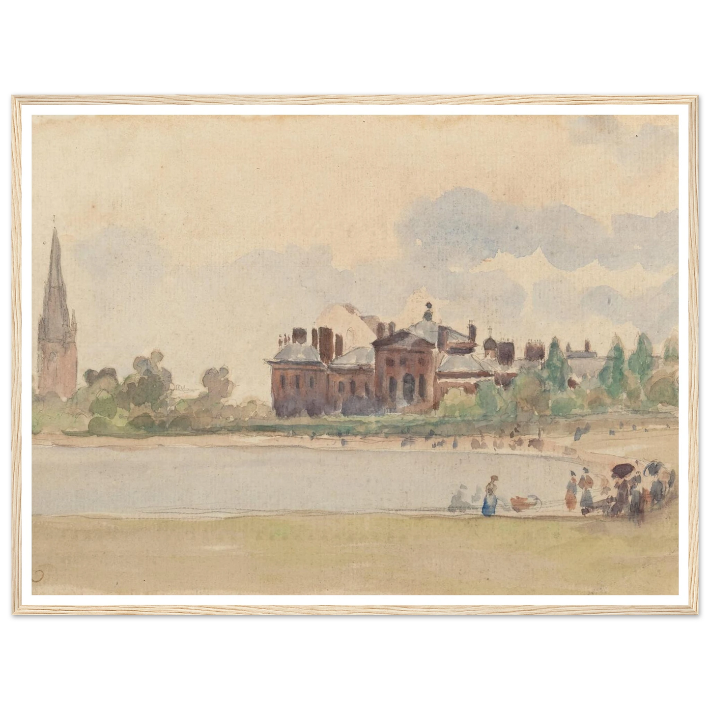 Kensington Gardens, London (1890) Art Print | Camille Pissarro-Quipham Collections