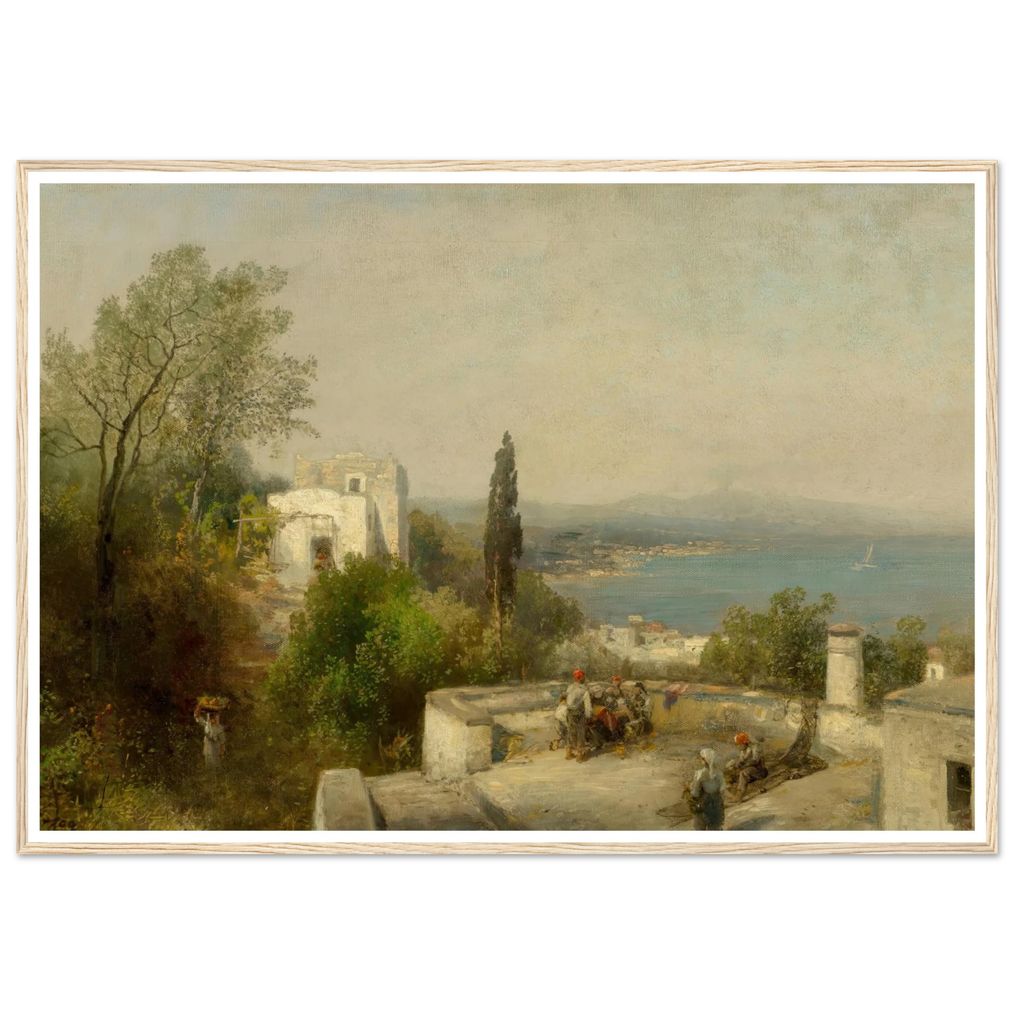 Bay of Naples Art Print | Hermann Ottomar Herzog-Quipham Collections