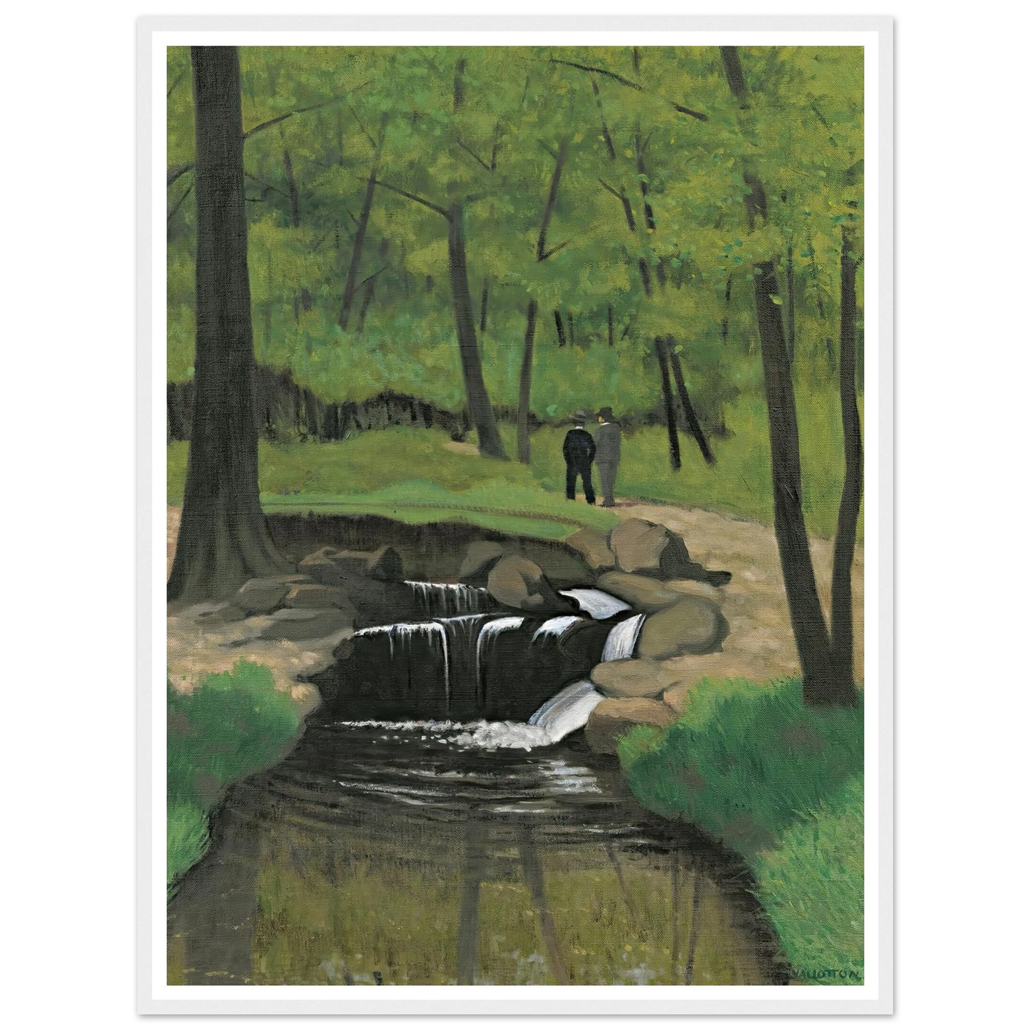 The Woods Of Boulogne (1921) Art Print | Felix Vallotton-Quipham Collections