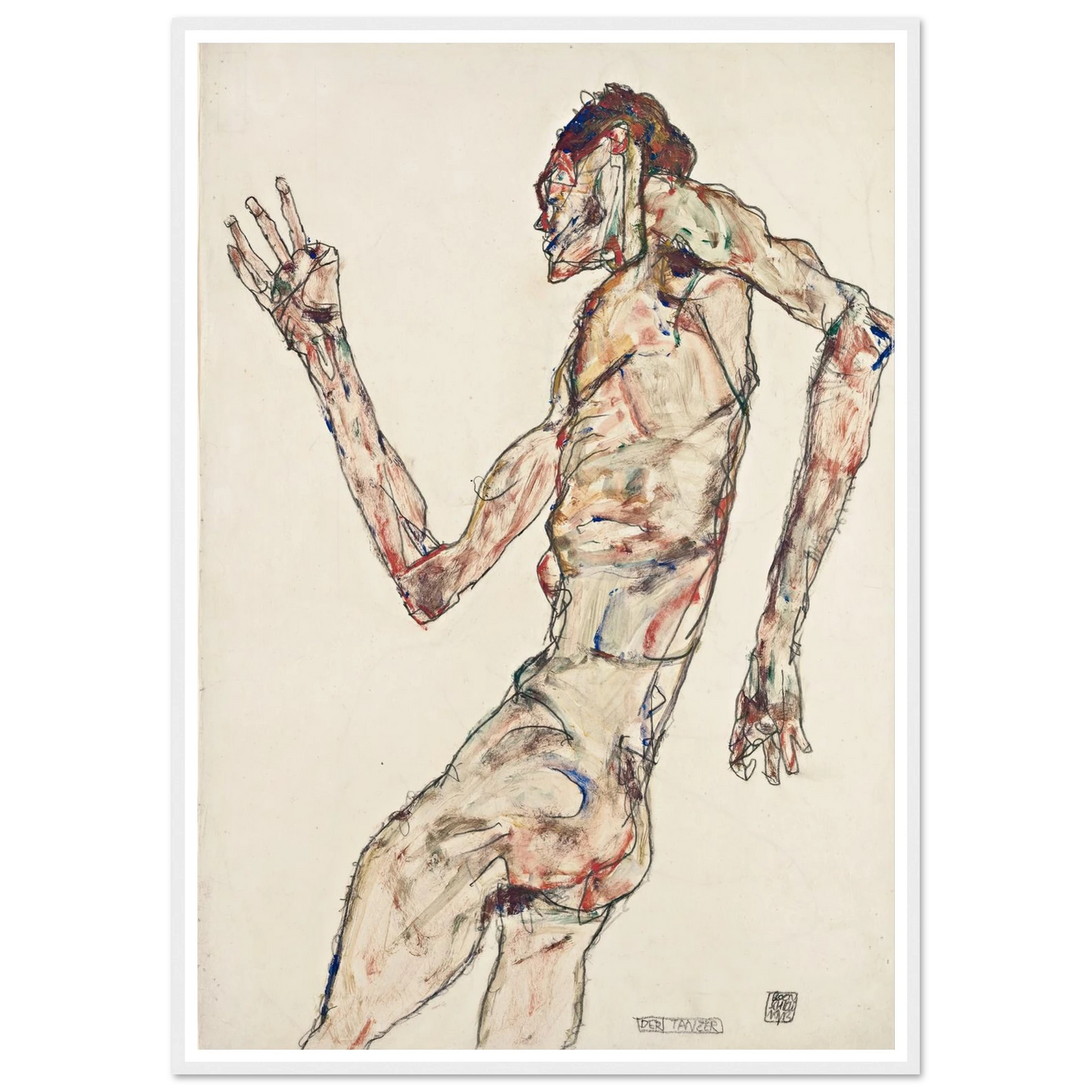 The Dancer (1913) Art Print | Egon Schiele-Quipham Collections