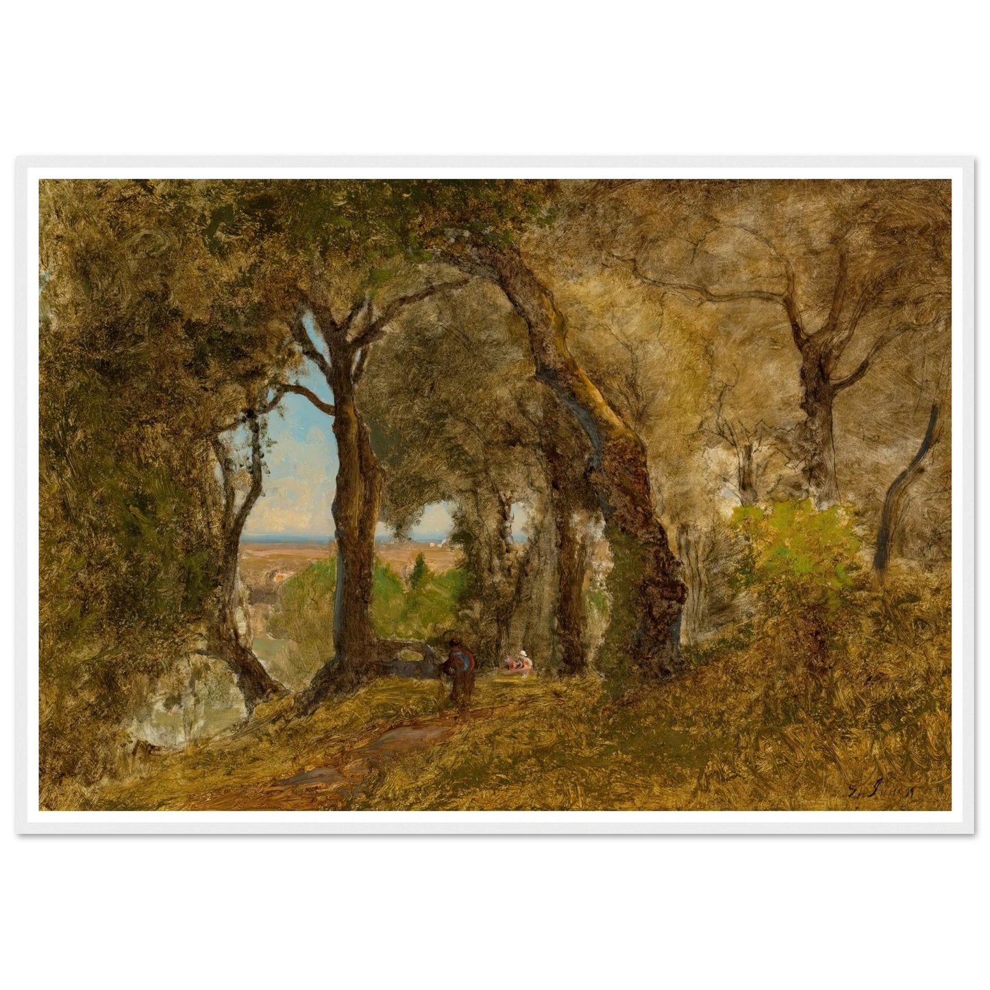Olives, Albano, Italy Art Print | George Inness-Quipham Collections