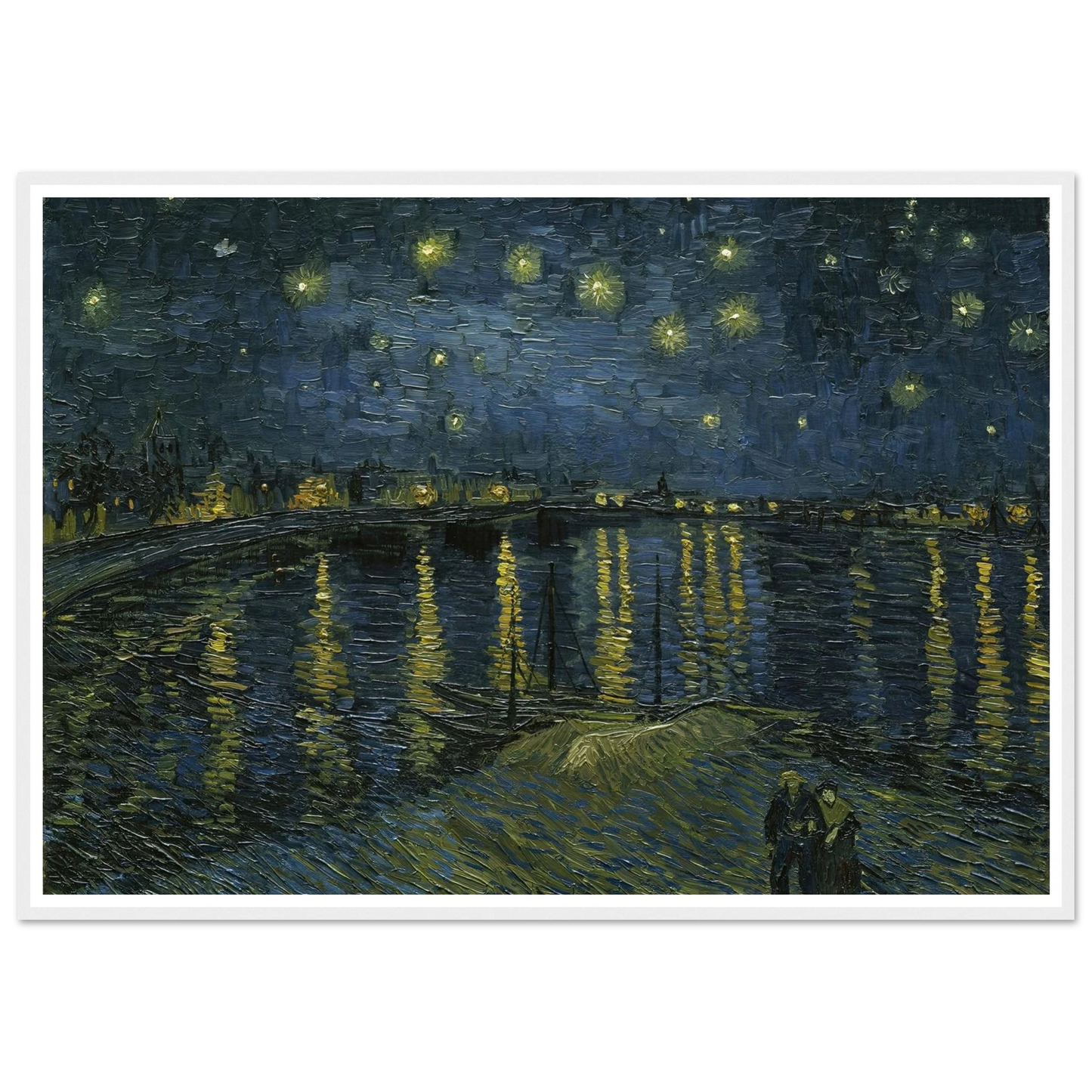 Starry Night Art Print | Vincent van Gogh-Quipham Collections