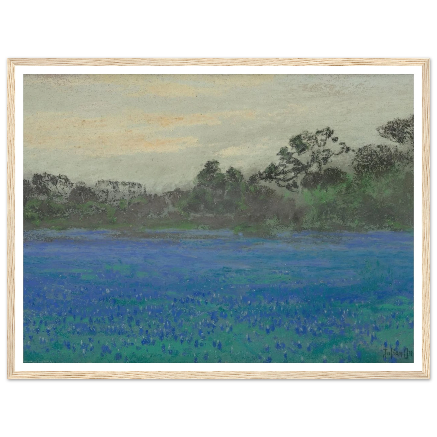 Bluebonnet Field (1921) Art Print | Julian Onderdonk-Quipham Collections