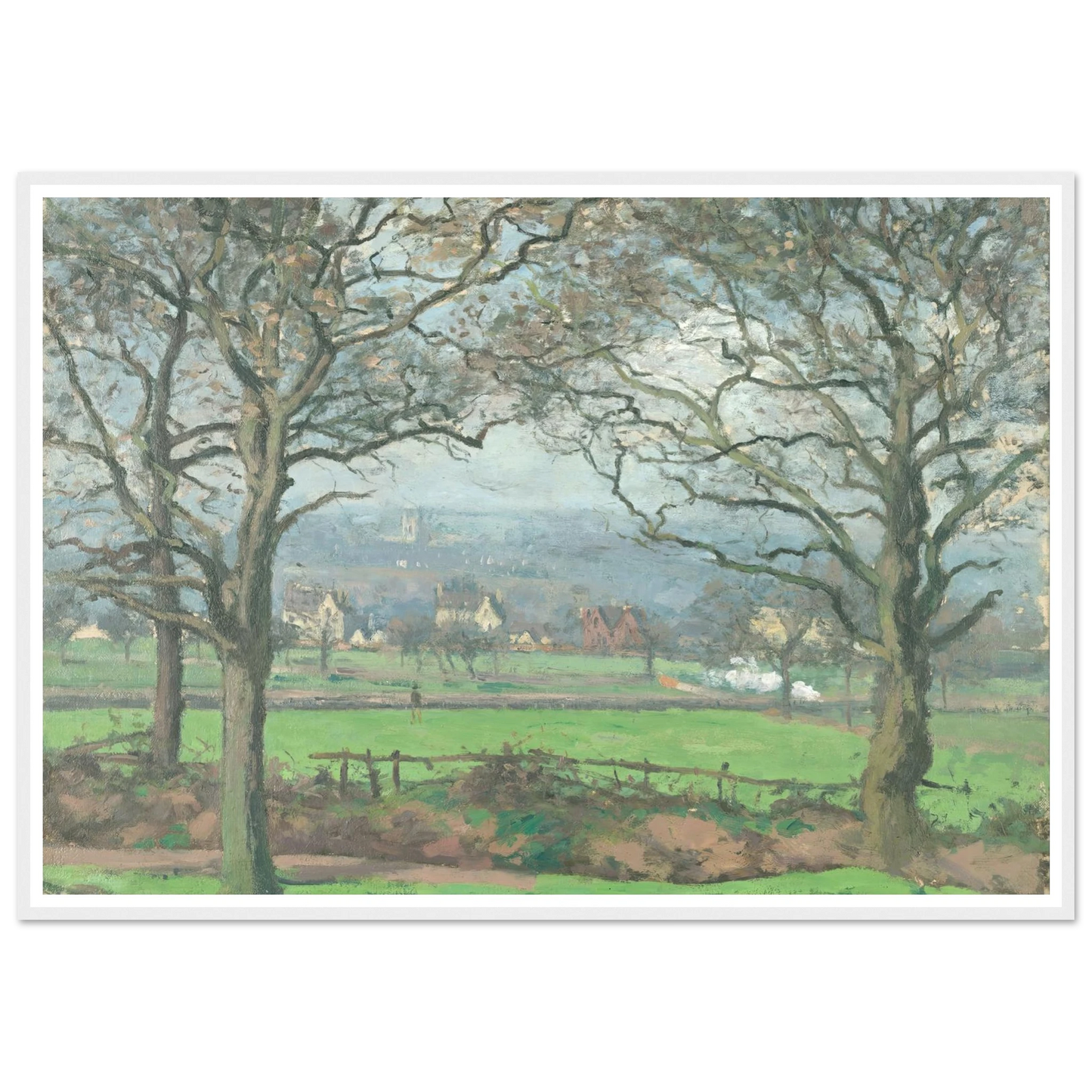 Near Sydenham Hill (1871) Art Print | Camille Pissarro-Quipham Collections