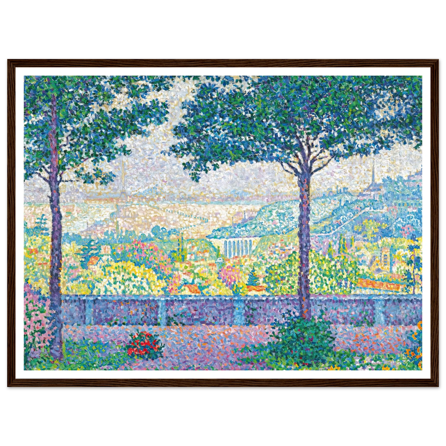 Terrasse De Meudon (1899) Art Print | Paul Signac-Quipham Collections