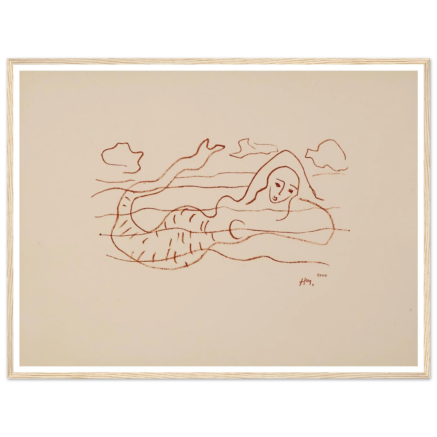 Sirènes (1942) Art Print | Henri Matisse-Quipham Collections