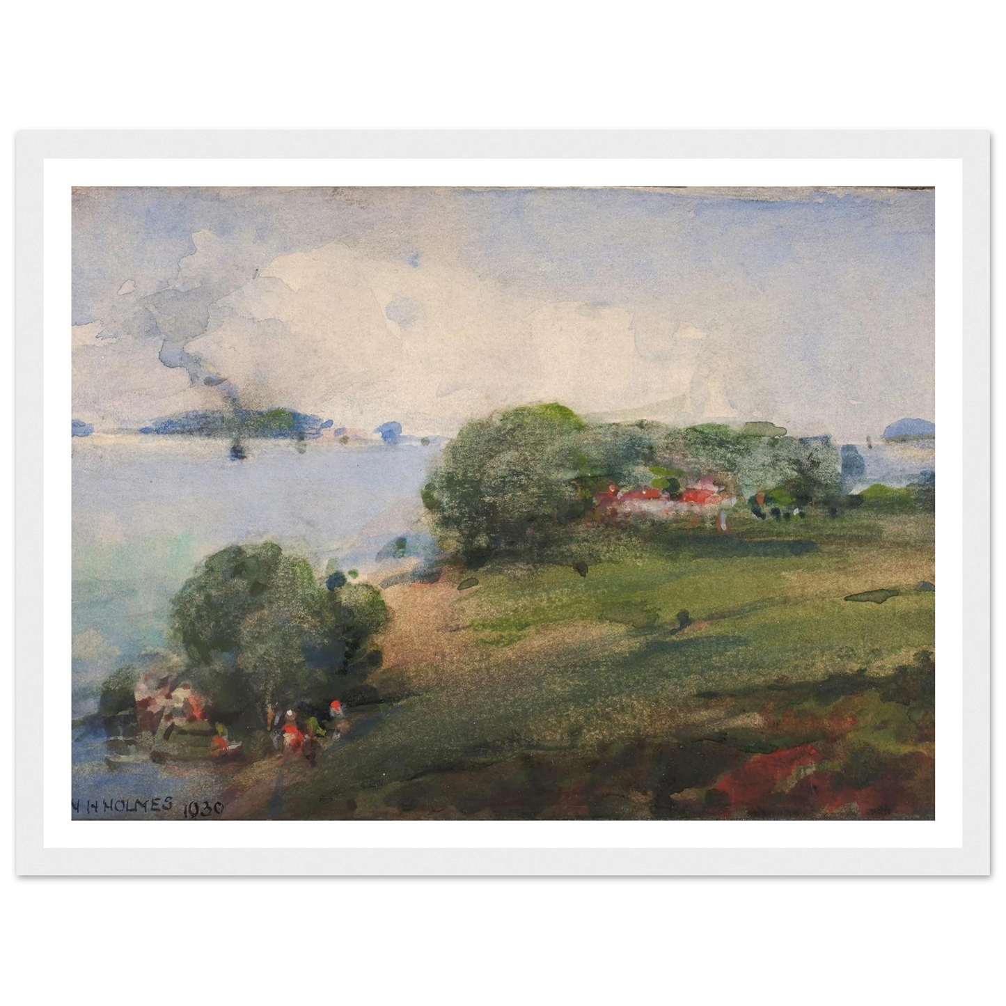 View On The Potomac (1930) Art Print | William Henry Holmes-Quipham Collections