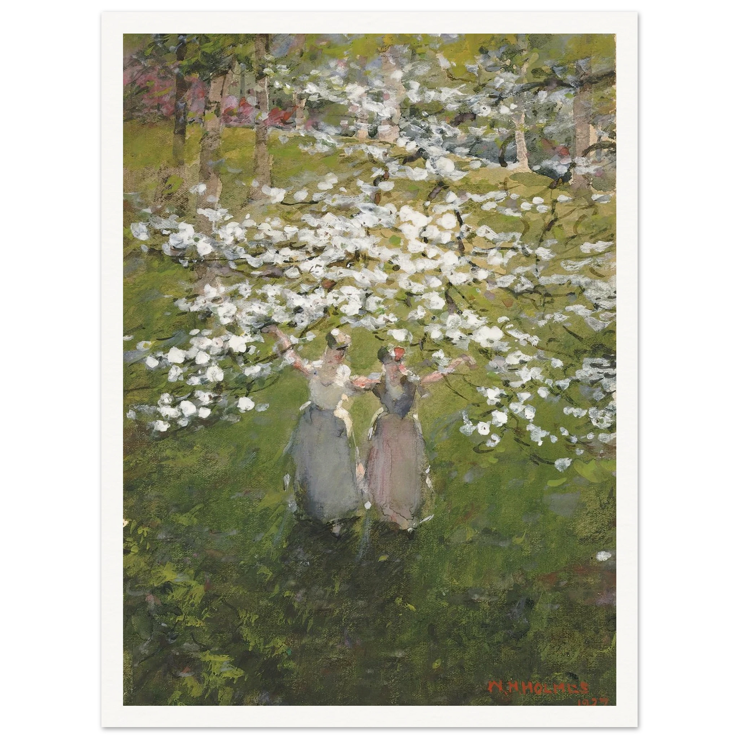 Blossoms (1927) Art Print | William Henry Holmes-Quipham Collections
