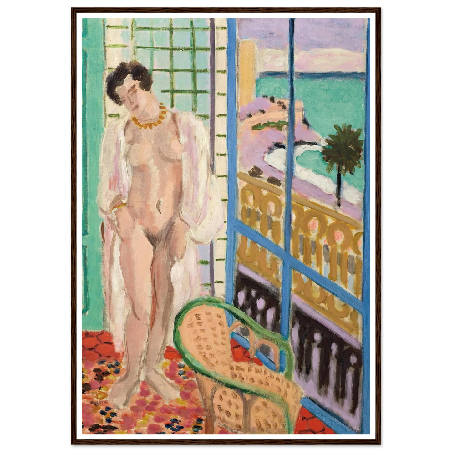Nu à la fenêtre (1929) Art Print | Henri Matisse-Quipham Collections