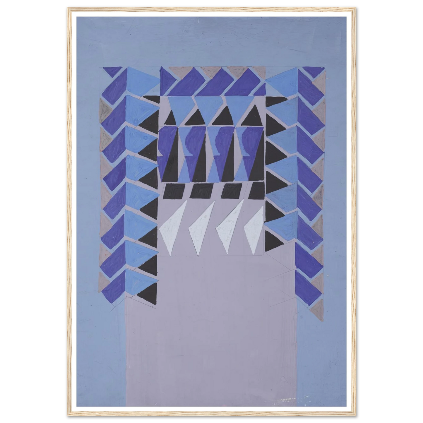 Untitled (Textile design no I) (circa 1925) Art Print | Frances Hodgkins-Quipham Collections
