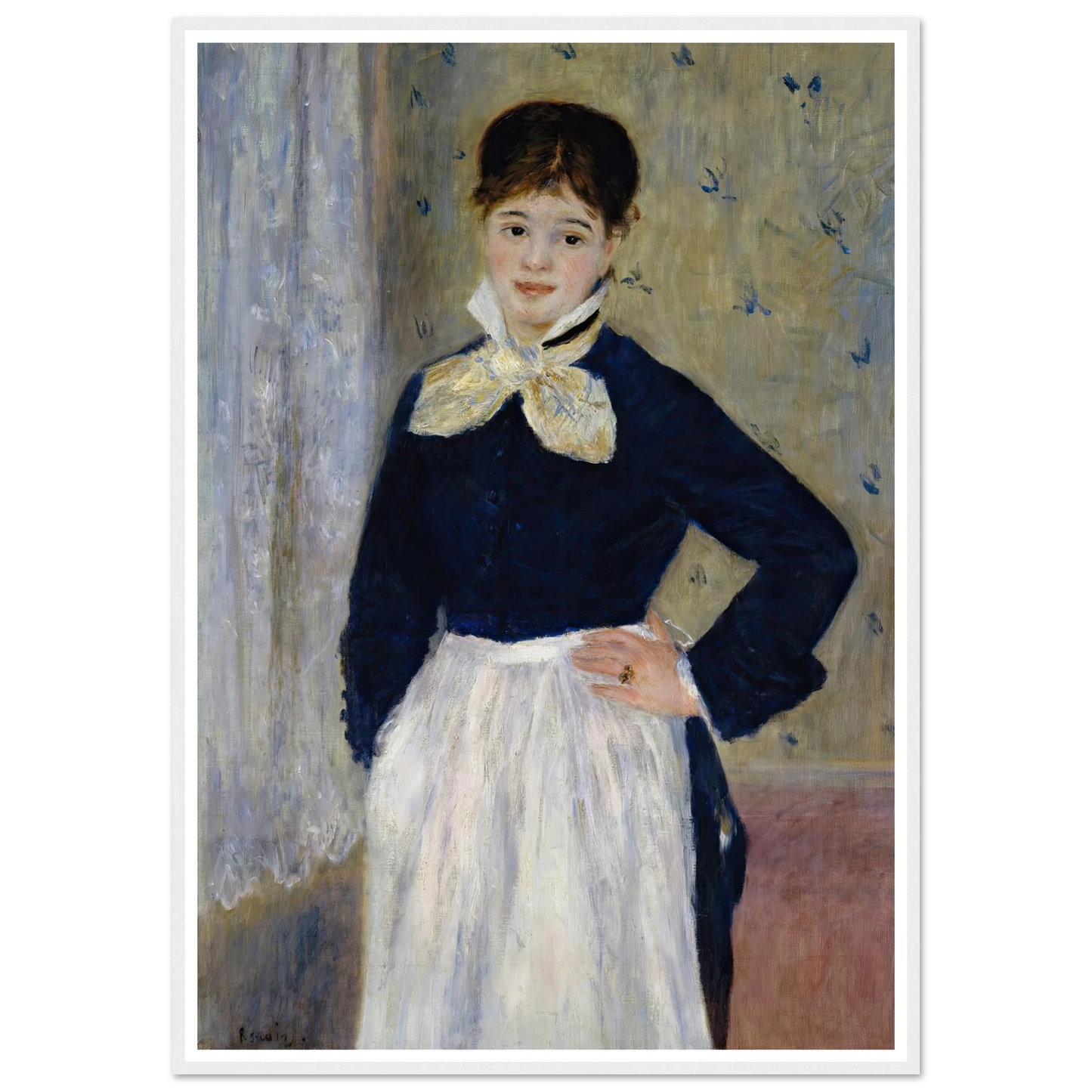 A Waitress at Duval’s Restaurant (ca. 1875) Art Print | Pierre Auguste Renoir-Quipham Collections