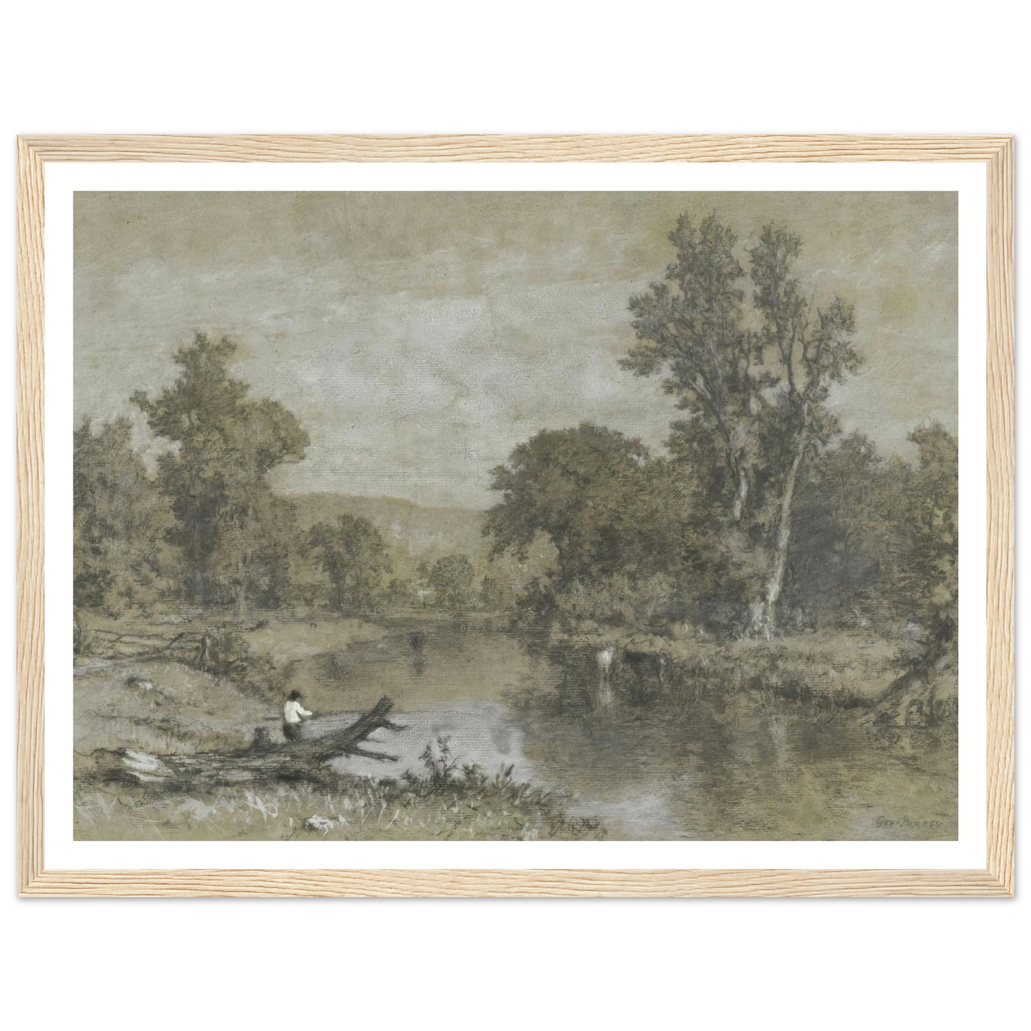 Milton, New York (ca. 1856) Art Print | George Inness-Quipham Collections