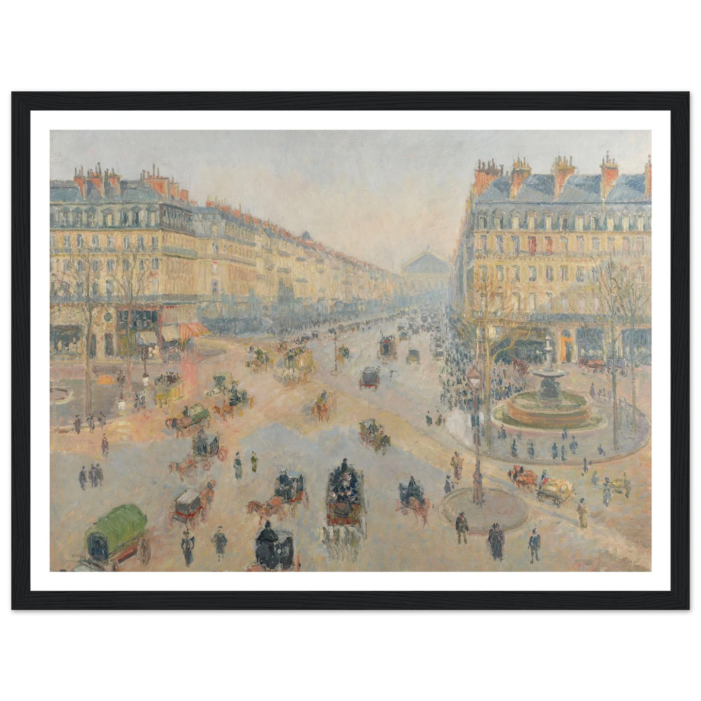 L’Avenue de l’Opéra (1898) Art Print | Camille Pissarro-Quipham Collections