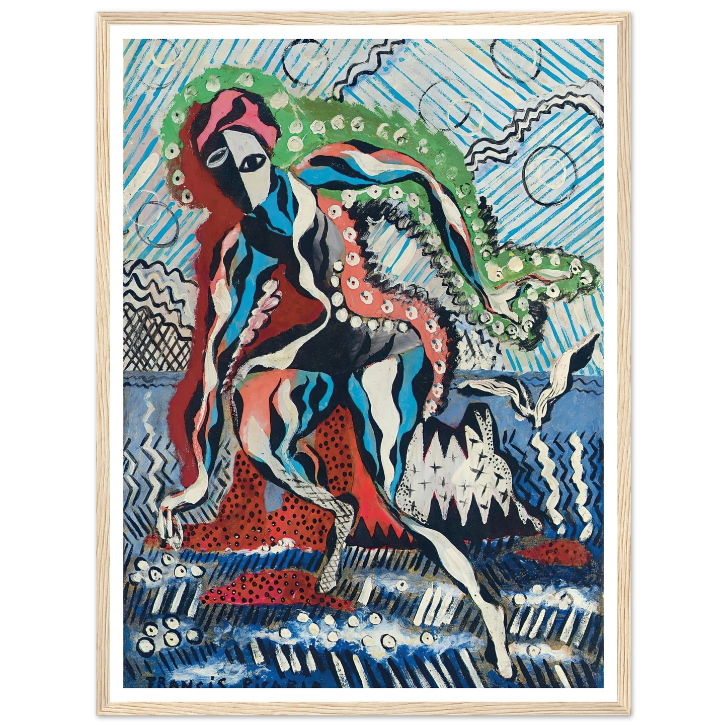 Baigneuse (circa 1925-1926) Art Print | Francis Picabia-Quipham Collections