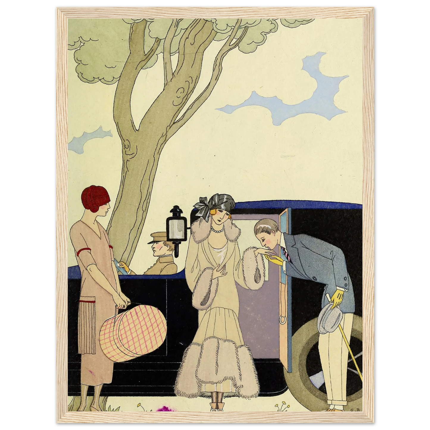 Falbalas et fanfreluches, L’Ensie (1925) Art Print | George Barbier-Quipham Collections