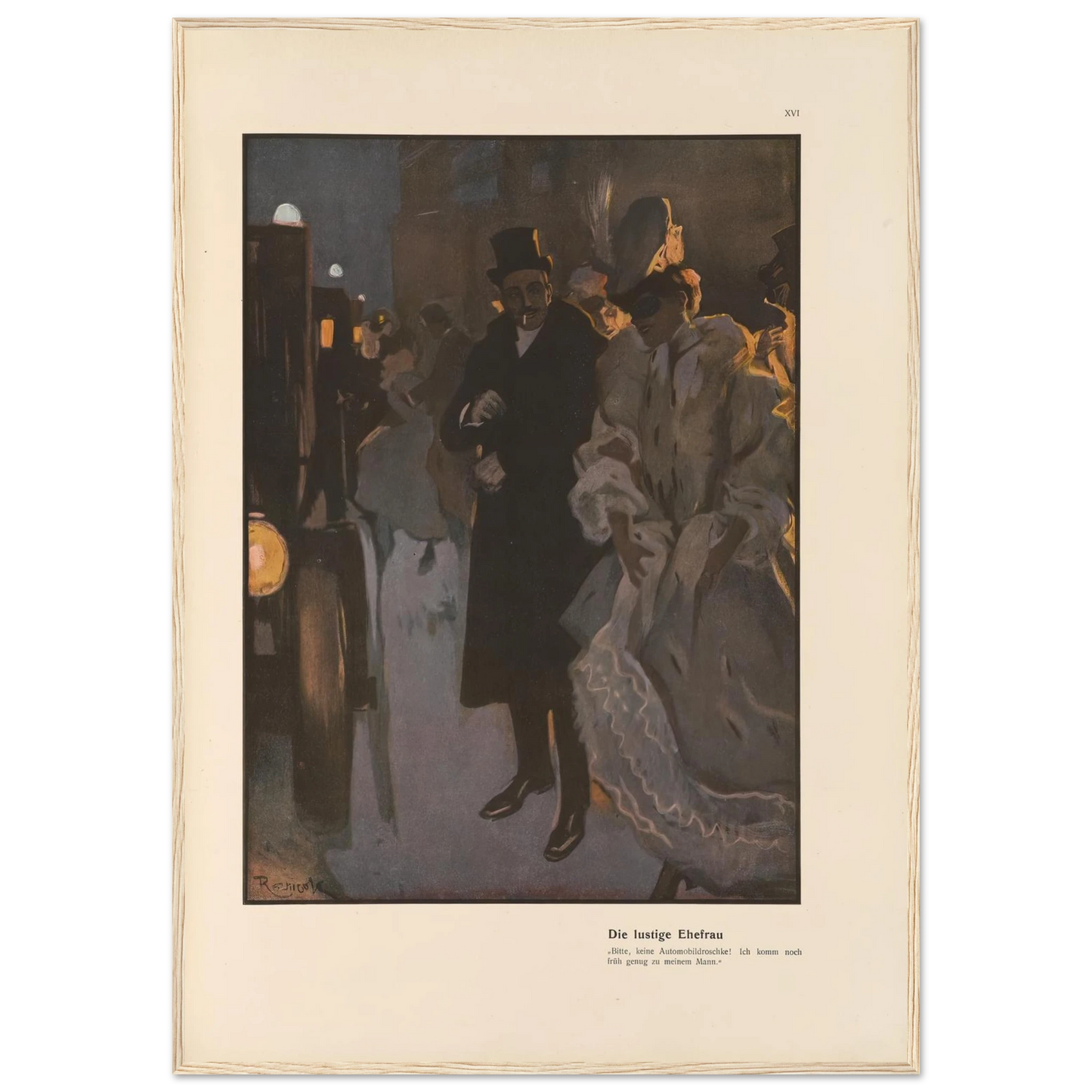 Die lustige Ehefrau (1908) Art Print | Ferdinand Freiherr von Reznicek-Quipham Collections
