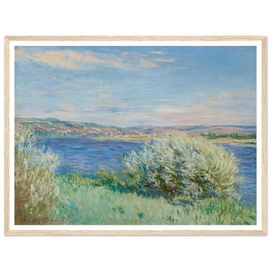 Les bords de la Seine près de Vétheuil (1881) Art Print | Claude Monet-Quipham Collections